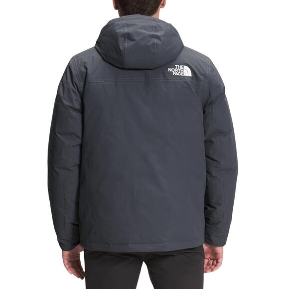 The North Face Cypress Parka Insulated Down Jacket Zip Up Windproof Gray Mens M - Picture 2 of 7